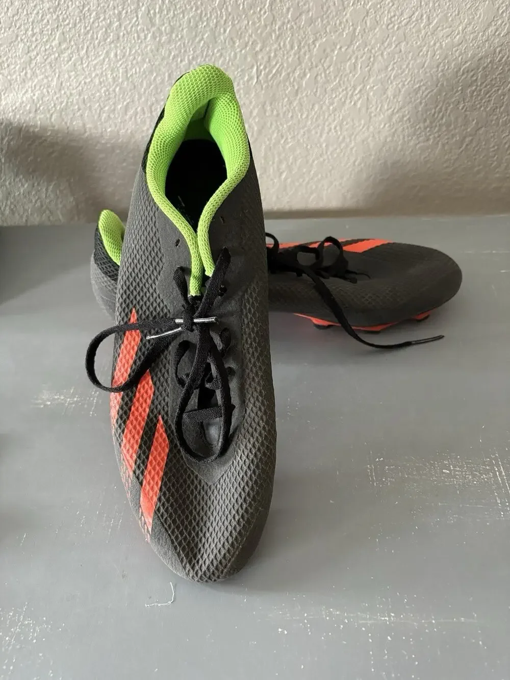 Adidas X Speed Soccer Cleats Black Red Green FG Mens Size 8.5 GW8499
